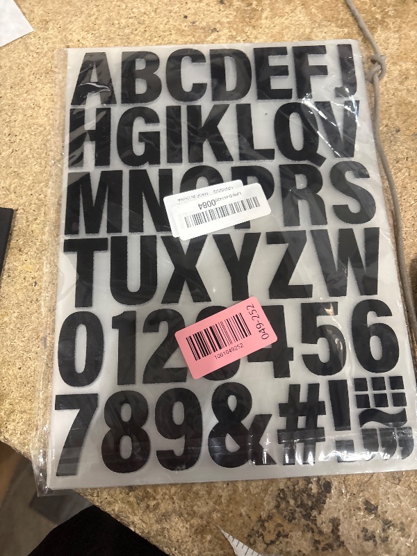 Photo 1 of 12 Sheets 588 Pieces Iron on Letters and Numbers for Clothing, 2 Inch Iron on Vinyl Letters with PU Heat Transfer Letters, A to Z, and 0-9 Iron on Alphabet Numbers for Jersey Fabric T-Shirt DIY Craft