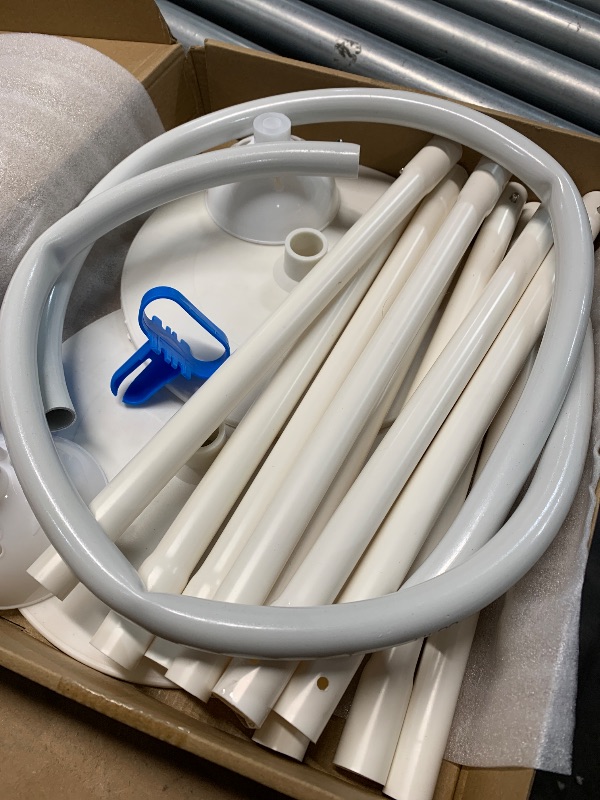 Photo 1 of (used)(see all images) AerWo [Upgraded] Balloon Arch Kit 8.2FT & 6FT, Free Bending Top Half Balloon Arch Stand with Base