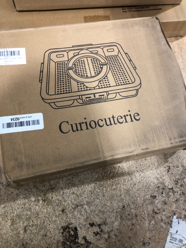 Photo 1 of [Dishwasher Safe] Salad Bar Containers for Fridge, Veggie Containers for Refrigerator, Salad Prep Containers for Fridge, Veggie Tray with Lid, Storage & Organizer for Fruit, Berry, Produce Keeper