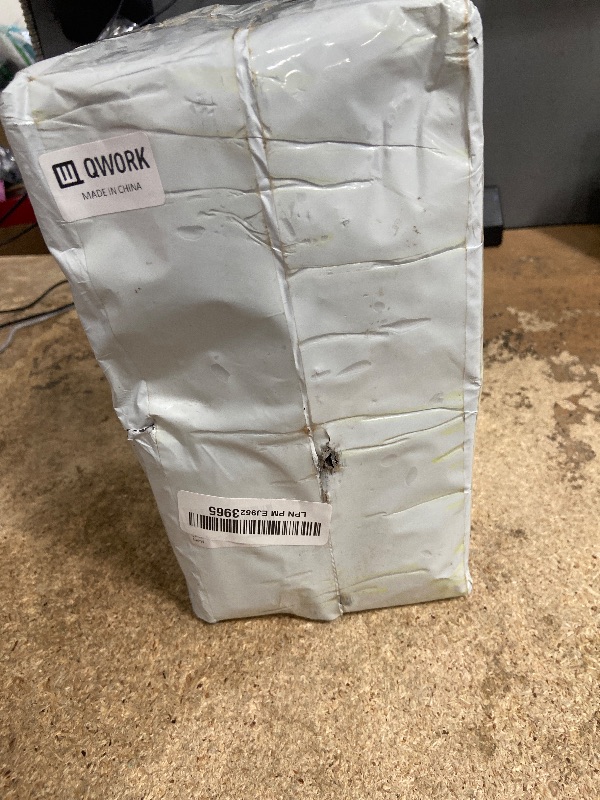 Photo 1 of (used) QWORK Puck Lock and Hasp, 4 Pack High Security Steel Hidden Shackle Keyed Alike Padlocks with Keys for Trucks