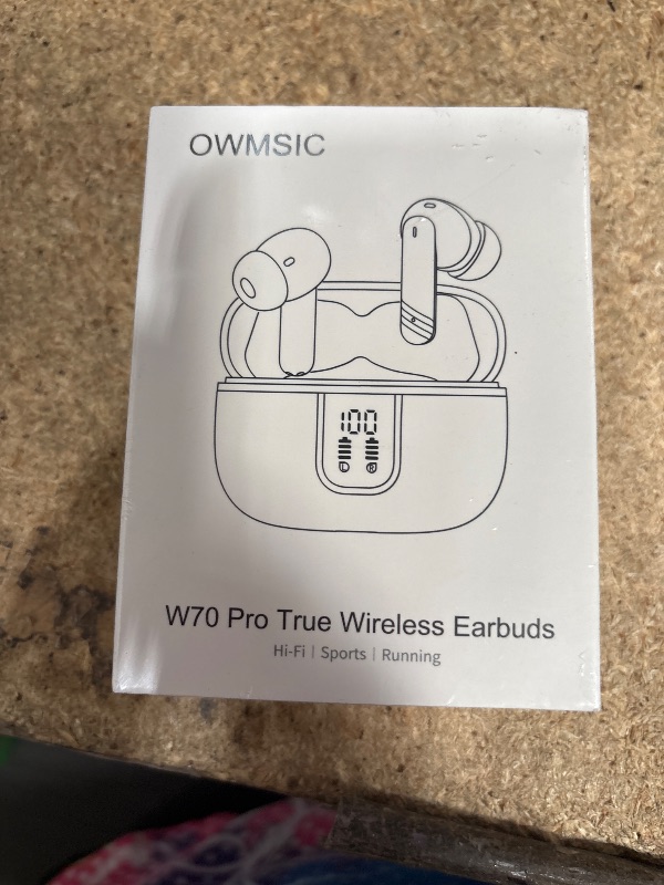 Photo 1 of *** UNBROKEN SEAL**
Wireless Earbuds, Bluetooth 5.4 Earphones In Ear with 4 ENC Noise Cancelling, 46H HiFi Stereo Wireless Headphones Deep Bass, IP7 Waterproof Bluetooth Ear Buds With Touch Control for iOS Android.Black