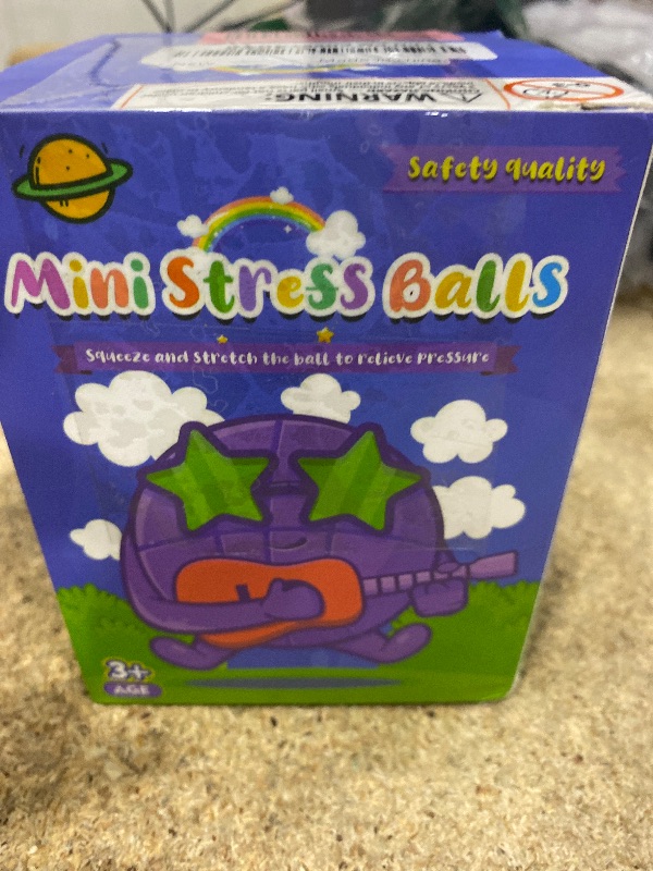 Photo 1 of 20 Pack Colorful Mini Stress Balls Set, Squishy Balls Fidget for Adult, Squeeze Balls Bulk, Birthday Gifts Party Favors Goodie Bags Stuffer Anxiety Stress Relief