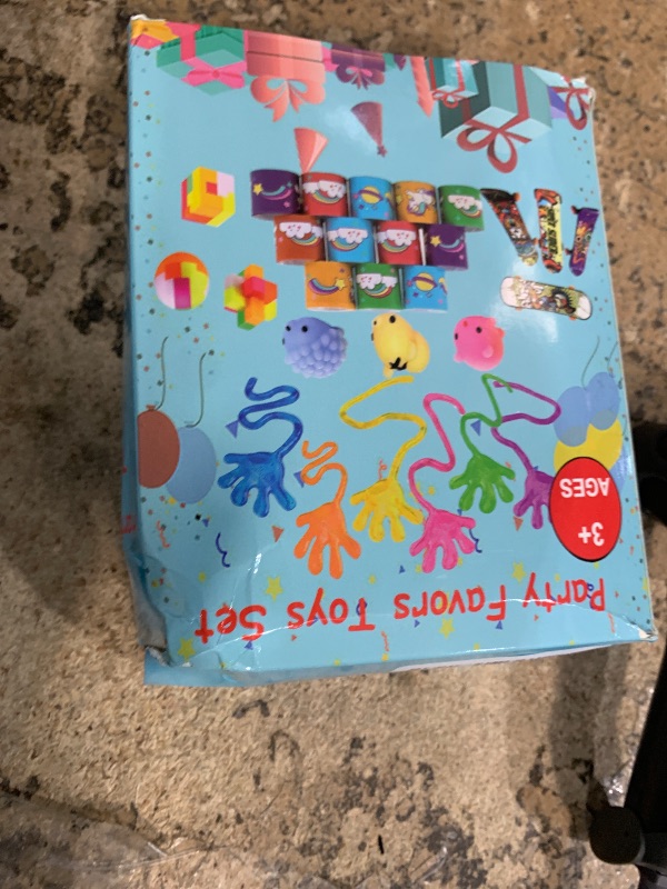 Photo 1 of 120 Pcs Party Favors for Kids 4-8-12, Pop Fidget Toys, Treasure Box Toys, Classroom Prizes, Pinata Filler Goodie Bag Stuffers, Treasure Chest, Carnival Prizes, Prize Box Toys for Boys Girls