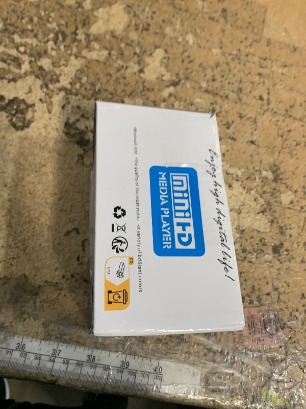 Photo 1 of 4K Media Player with Remote Control, Digital MP4 Player for 8TB HDD/USB Drive/TF Card/H.265 MP4 PPT MKV AVI Support HDMI/AV/Optical Out and USB Mouse/Keyboard-HDMI up to 7.1 Surround Sound (Black)