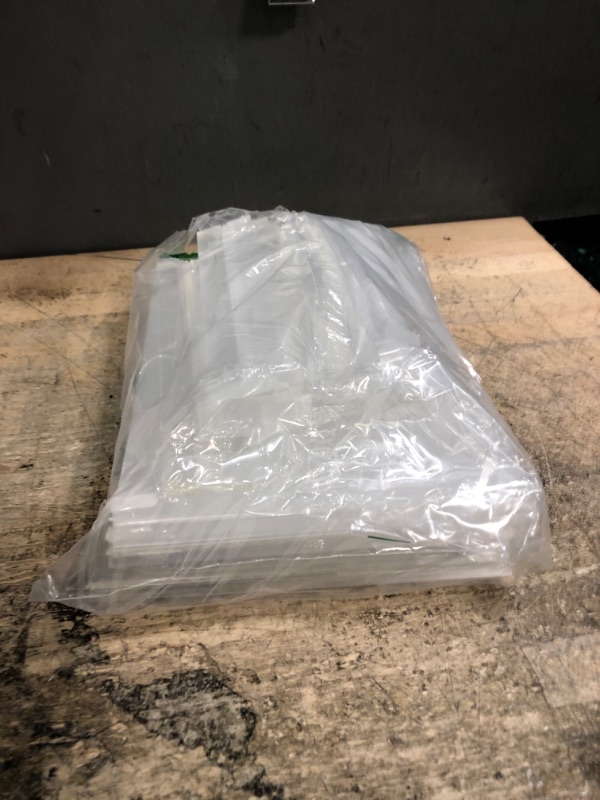 Photo 1 of 10 Pack Acrylic Sign Holder 8.5 x 11, Double-Sided Clear Sign Holder Plastic Stands for Display, T Shape Acrylic Table Sign Stands for Office Store Restaurants Wedding Party Decoration