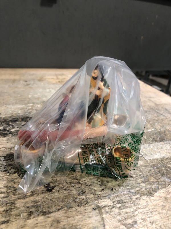 Photo 1 of *BROKEN* Nativity Advent Candle Holder Decoration, Christmas Nativity Scene Candle Holder Candlestick Holders Advent Wreath Candle Holder Advent Centerpiece for Christmas Party Supplies (Candles Not Included)