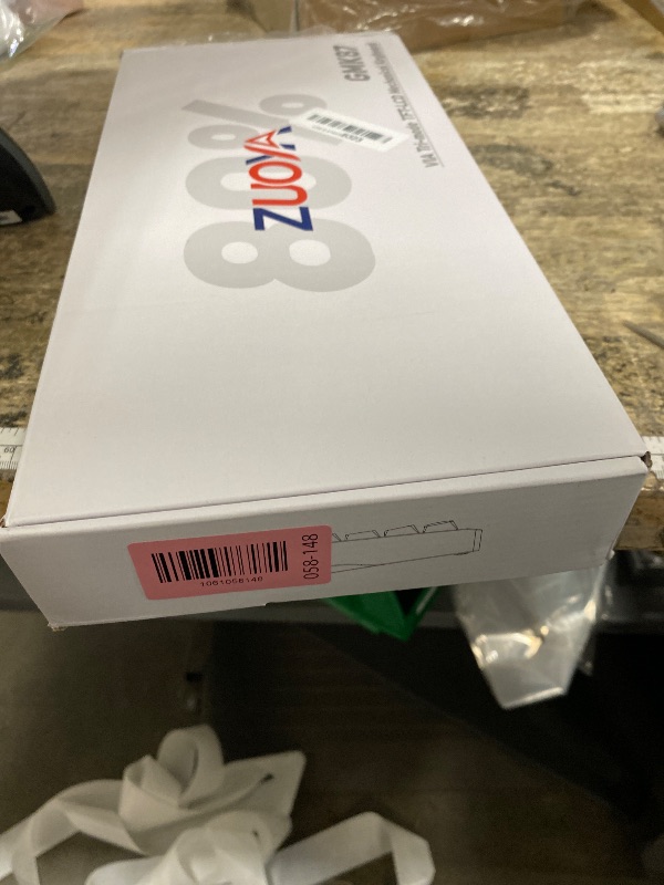 Photo 1 of ZMX GMK87 Keyboard Barebones Kit,Gasket Mount Hot Swap PCB Triple Mode BT5.0/2.4G/Type-C Wireless Mechanical Keyboard with Knob VIA-Programmable Custom TFT-Screen RGB Gaming DIY Kit (White)