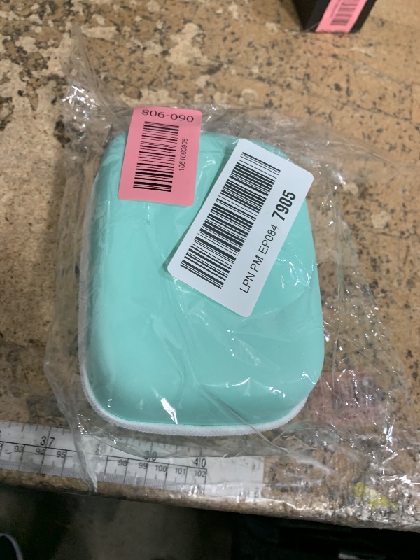 Photo 1 of *CASE ONLY*
Label Maker Case for Memoking T02/ for Phomemo M02/ M02S/ M02 Pro/ Q30S/ for Nelko PM230/ for Anycash/for Ponek Mini Pocket Printer, Portable Sticker Paper Storage Holder - Box Only (Green)
