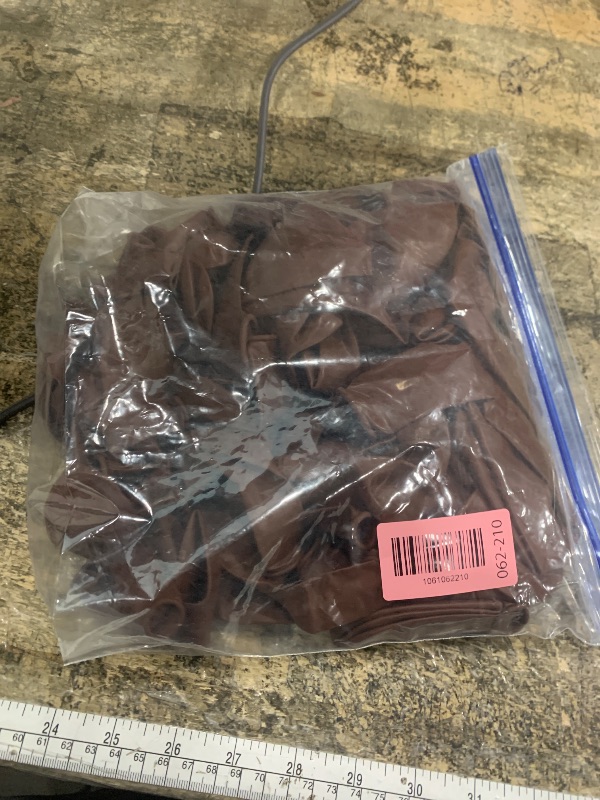 Photo 1 of 100 Pieces Latex Balloons Different Sizes 18/12/10/5 Inch Party Balloon Kit for Valentines Birthday Baby Shower Wedding Bride Graduation Party Decoration (Retro Coffee)