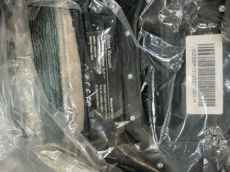 Photo 1 of ***(PARTS ONLY/ MINOR DAMAGE/ NON FUNCTIONAL)***Robot Vacuum and Mop Combo, Automatic Vacuum and Mop 2 in 1 Robot Cleaner with Schedule, WiFi/App/Voice, Water Tank and Dustbin, Self-Charging, Slim, Ideal for Pet Hair, Hard Floor, Carpet