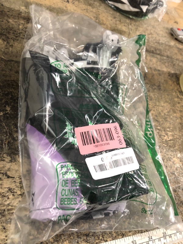 Photo 1 of 15 Pcs Halloween Party Balloons Skull Balloons Black and White Striped Skeletons Balloon Nightmare Skull Foil Balloons for Halloween Christmas Birthday Baby Shower Themed Party Decorations