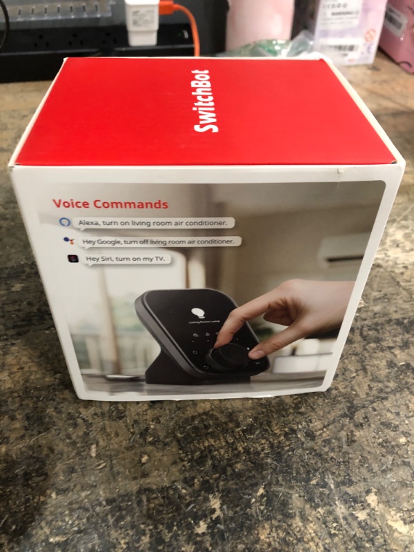 Photo 1 of ***UNTESTED/UNKNOWN MISSING PIECES/DAMAGES*** SwitchBot Hub 3 (3rd Gen), Smart Home Hub with 2.4" IPS Screen & Knob Control, WiFi Thermometer Hygrometer, IR Remote Hub (Matter/Bluetooth 200m), Alexa/Google/Apple Home Compatible