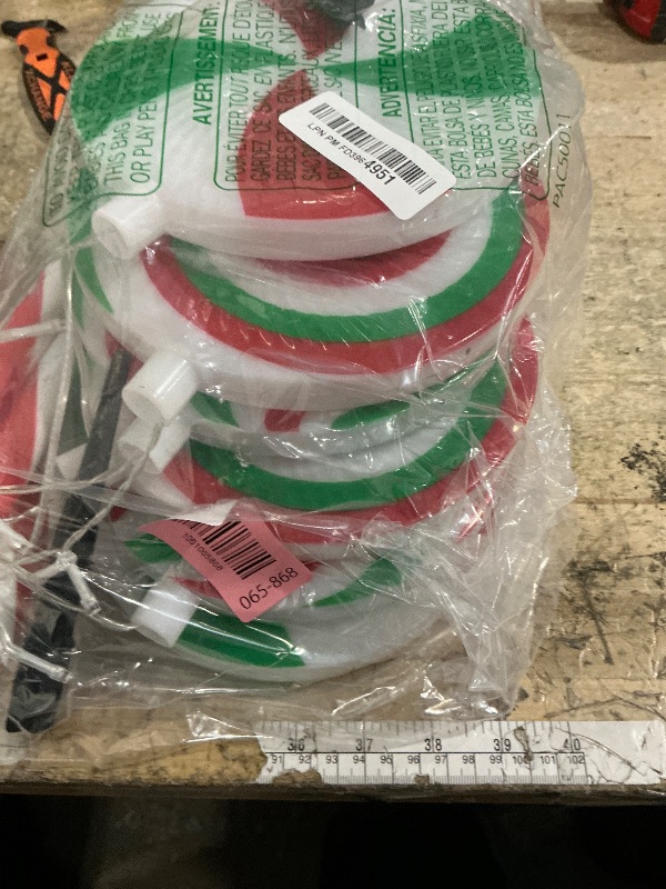 Photo 1 of ***(PARTS ONLY/ MINOR DAMAGE/ NON FUNCTIONAL)***ElectricWise 6 in 1 Lollipop Christmas Pathway Lights Outdoor, 29 Inch Peppermint Pathway Markers Lights, Lighted Candy Cane with 5 Modes and Music for Xmas Holiday Patio Yard Garden(Red,White,Green)