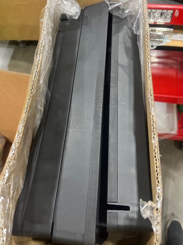 Photo 1 of SPACELEAD Slim Storage Cart 3 Tier,Bathroom Organizer Rolling Utility,Mobile Shelving Unit Slide Out for Office, Kitchen, Laundry Room & Narrow Places,Black