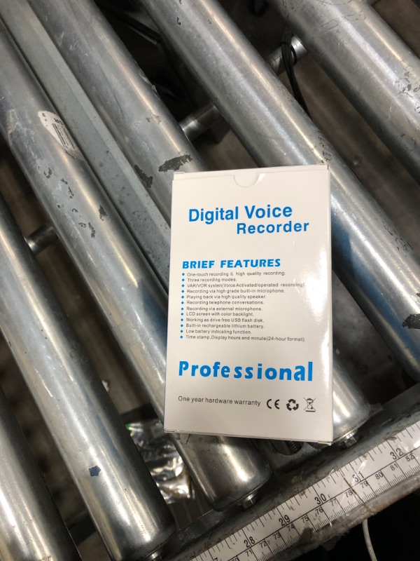 Photo 1 of 128GB Voice Recorder - ZIPCIDE Digital Voice Activated Recorder with Intelligent Noise Reduction, Professional Dictaphone Tape Recording Device with Playback for Lectures Meeting/Classes/Interview