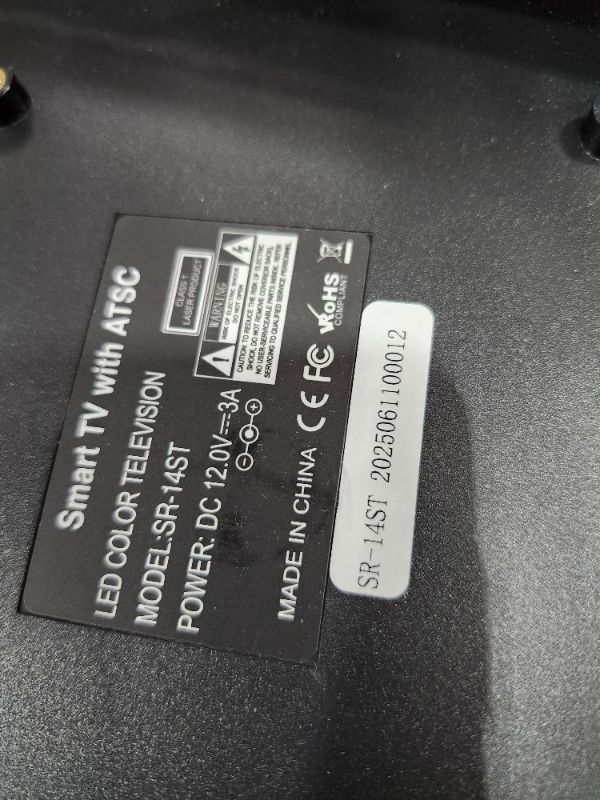 Photo 1 of **********MISSING POWER CORD AND SOME ACCESSORIES***********
Feihe 14 inch Small Smart TV with Voice Remote, Wi-Fi, HD Flat Screen Compact Smart Television for Kitchen, Home, RV Camper or On-The-Go Entertainment