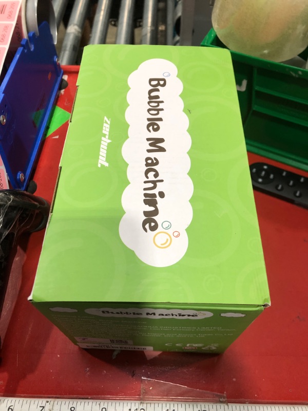 Photo 1 of Bubble Machine Durable Automatic Bubble Blower, 18000+ Big Bubbles Per Minute Bubbles for Kids Toddlers Bubble Maker Operated