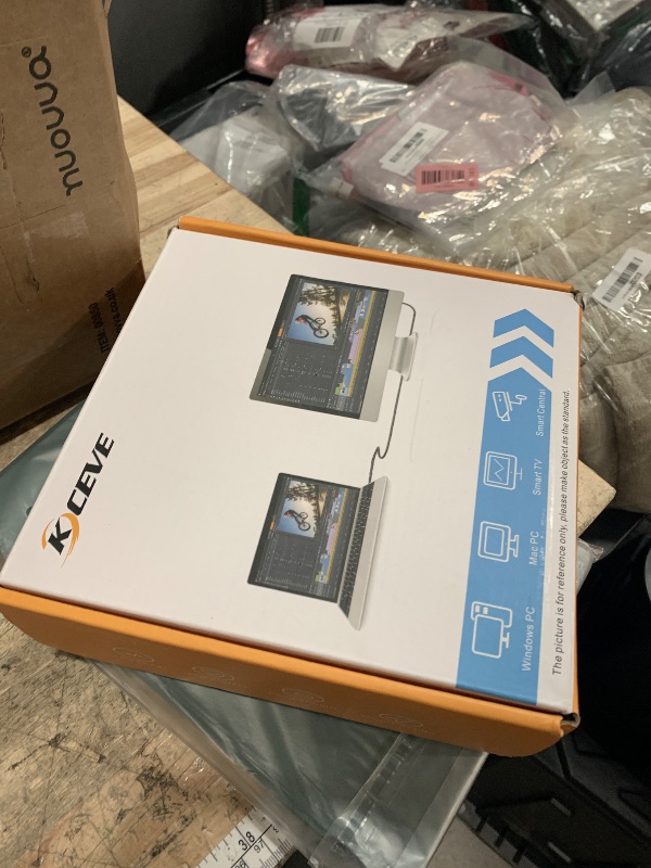 Photo 1 of (used) HDMI+2Displayport KVM Switch 3 Monitors 3 Computers 8K@60Hz 4K@144Hz,Triple Monitor KVM Switches with 4 USB3.0 Port for USB