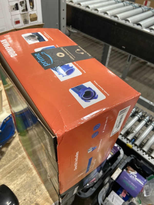 Photo 1 of DUMPMAN 20 FT RV Sewer Hose Kit, Sewer Hose for RV Camper - Includes 2 Attachable 10 ft Sewer Hose with Swivel Fitting, 90 Degree Clear View Sewer Adapter, and 4 Storage Caps