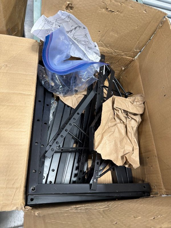 Photo 1 of (used)(missing pieces)(sold for parts) YBING Freestanding Bike Rrack Garage - 4 Bikes Vertical Bike Storage Stand, Floor Stand Bike Racks for Home and Garage Organizer, Indoor, Outdoor