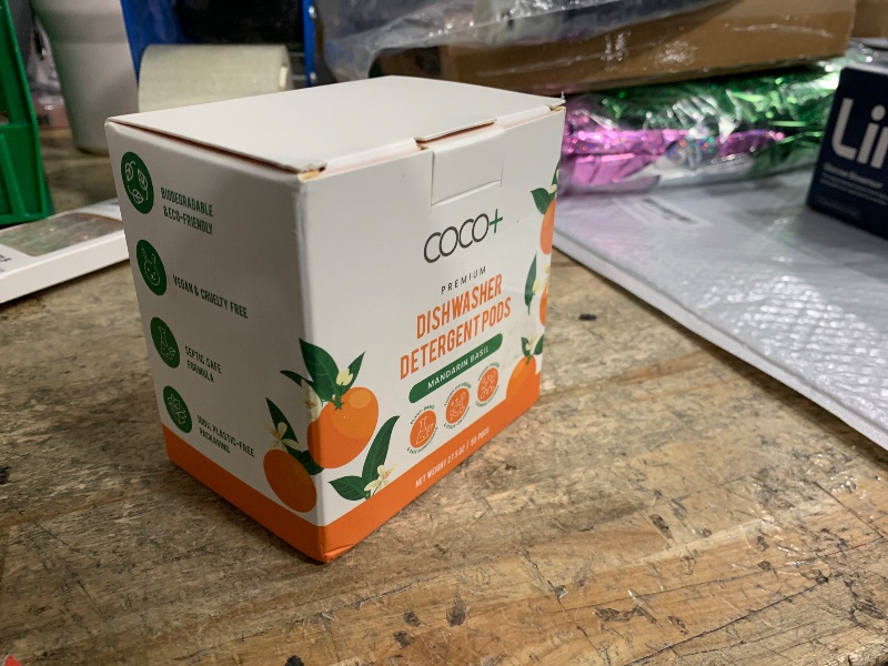 Photo 1 of (missing pieces) COCO+ Dishwasher Detergent Pods - Nano-Concentrated Enzymes Power with Rinse Aid & Hard Water Protection -