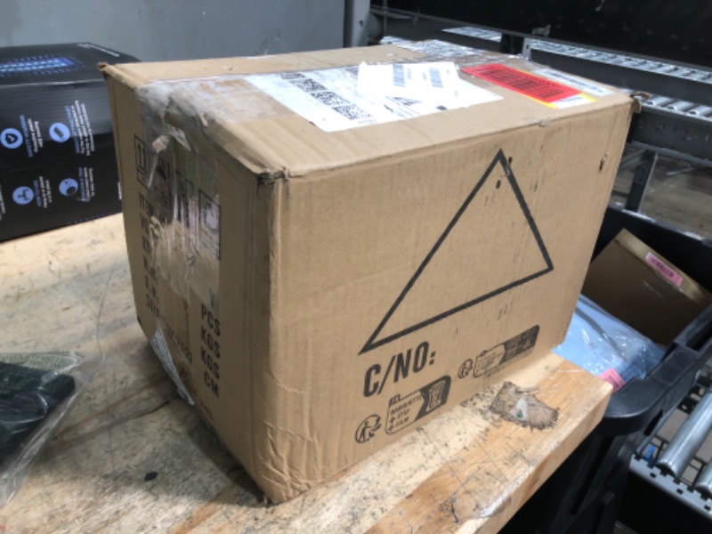 Photo 1 of ***MISSING DMX CABLE **** U`King DJ Lights Moving Head 8 Color 8 GOBO Stage Lighting LED Spotlight by DMX and Sound Activated Control for Wedding DJ Disco Parties Church Live Show Bar (White-1 Piece)