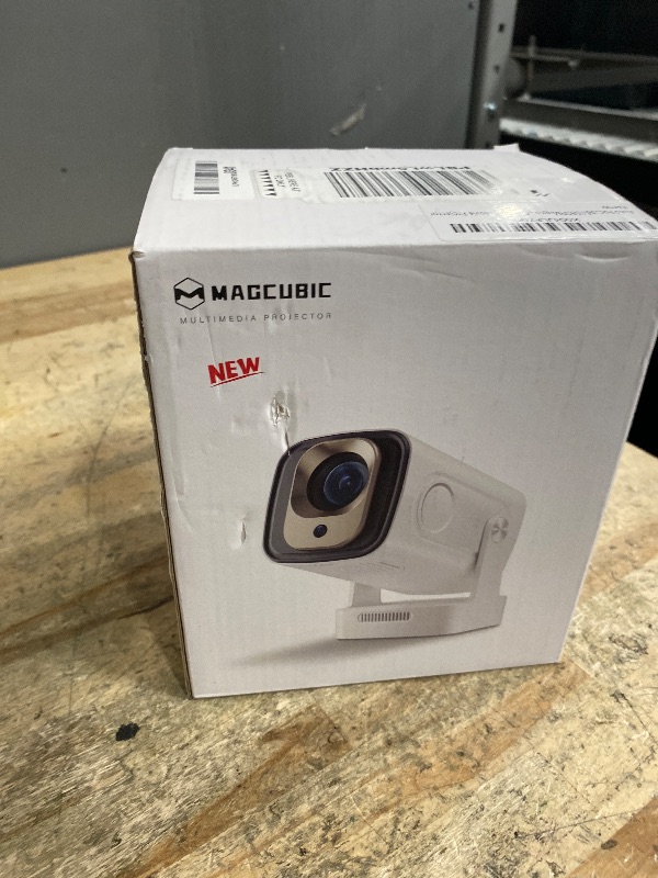 Photo 1 of ?Auto Focus&1080P?Magcubic Mini Smart Projector with 4K Support, Portable Projector with Wifi and Bluetooth, 5W Speaker, Built in Apps, Voice Control, Outdoor Movie Projector