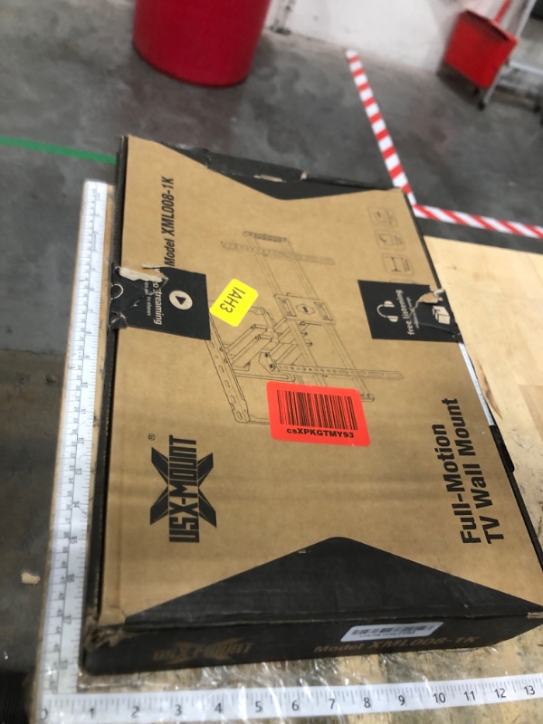 Photo 1 of **FACTORY SEALED** USX Mount Full Motion TV Wall Mount for Most 42-86 inch Flat Screen/LED/4K, TV Mount Bracket Dual Swivel Articulating Tilt 6 Arms, Max 16" Wood Studs, VESA 600x400mm, Holds up to 132lbs