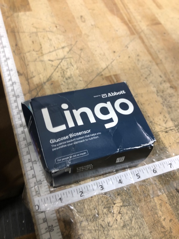 Photo 1 of **FACTORY SEALED** Lingo Continuous Glucose Monitor (CGM) & App. Made by Abbott. Know the impact of what you eat. 1 Lingo biosensor lasts up to 14 Days*. Designed for iPhone 11 device or Later. US Only.
