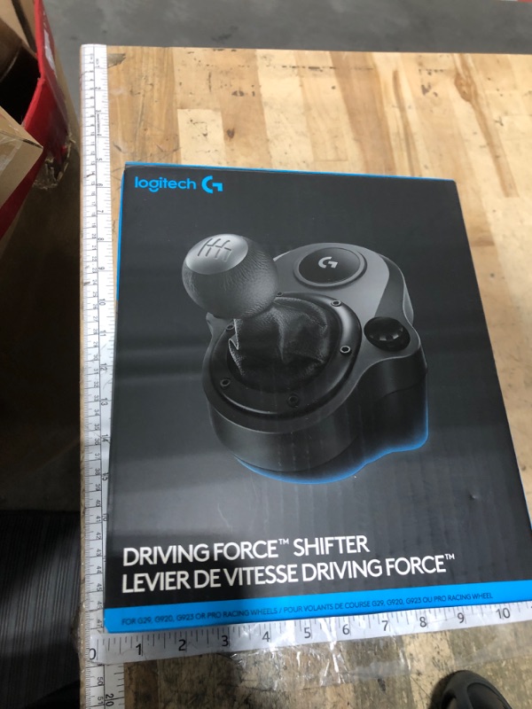 Photo 1 of **FACTORY SEALED** Logitech G Driving Force Shifter – Compatible with G29, G920 & G923 Racing Wheels for-PlayStation 5, Playstation 4, Xbox-Series X|S, Xbox-One, and-PC