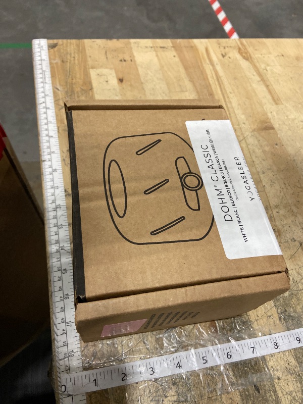 Photo 1 of ***UNTESTED POSSIBLY FOR PARTS*** Yogasleep Dohm Classic (White) The Original White Noise Sound Machine, Soothing Natural Sounds from a Real Fan, Sleep Therapy for Adults & Baby, Noise Cancelling for Office Privacy & Meditation