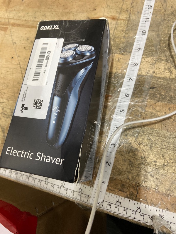 Photo 2 of GDKLXL Rechargeable Electric Razor for Men: IPX7 Waterproof Shaver - 1.5H Fast Charge, 4D Flex Precision Blades with Pop-Up Trimmer - Gentle on Sensitive Skin, Travel-Friendly