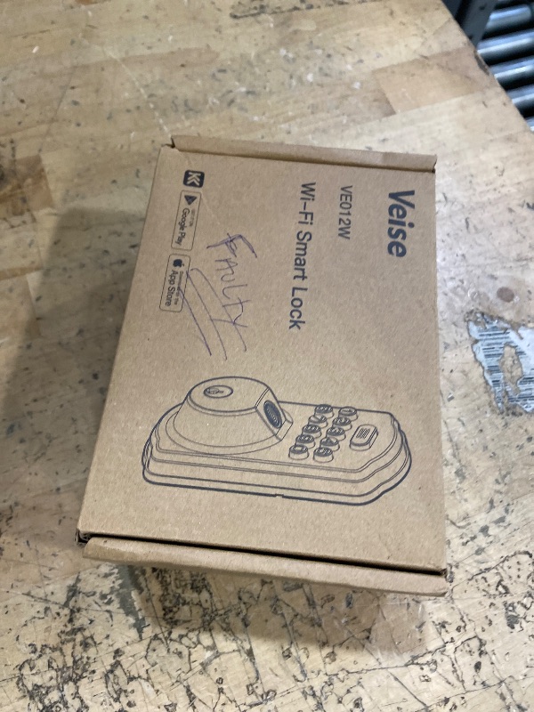 Photo 1 of *********FAULTY- FOR PARTS ONLY*************
Veise VE012W-K Built-in WiFi Fingerprint Smart Lock with 2 Knobs, No Hub Needed, APP Remote Control, Keyless Entry Door Lock, Smart Deadbolt for Front Door, Auto Locking, BHMA Grade 3, Gray