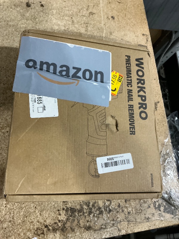 Photo 1 of ***RECOMENDED FOR PARTS / FUNCTIONAL BUT HAS A LEAK IN THE HANDLE*** WORKPRO Pneumatic Nail Remover, Professional Heavy Duty Punch Nailer/Nail Puller/Nail Remover for Wood Workpieces, 60-100 PSI Denailer Removes 9-16 Gauge Nails