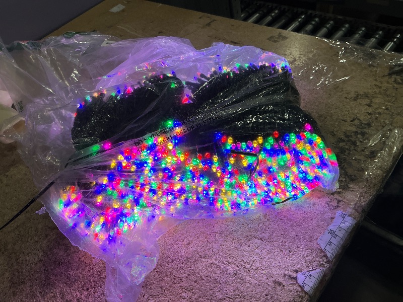 Photo 1 of 1500 LED 470FT Christmas Lights Outdoor,12 Lighting Modes Christmas String Lights with Timer, Dimmable Multicolor LED String Light Waterproof for Yard Tree Xams Wedding Party Holiday Decorations