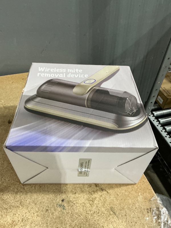 Photo 1 of PATO Mattress Vacuum Cleaner, Wireless Handheld Bed Vacuum Cleaner With UV-C Light, HEPA Filter and Ultrasonic Vibration, 12KPa, Suitable for Beds, Sofas, Car Seats, Carpets (Purple;)