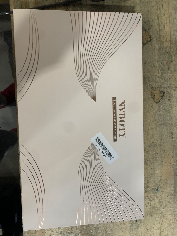 Photo 1 of NVBOTY LED Face Mask Light Therapy, 4 Modes Portable Red Light Therapy for Face, 2000mAh Rechargeable Remote, Blue, Orange, 850NM Infrared & Red Light Mask, 400 LEDs, Timing Function, at Home & Travel