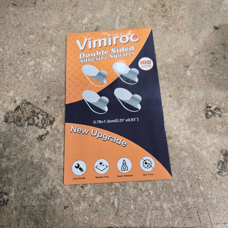 Photo 1 of 100Pcs Adhesive Stick Dots Double Sided Removable Mounting Putty - Clear Museum Sticky Tack for Wall, Figurine, Poster, No Trace Dots - Strong Stick Tack for Poster, Wall Decor, Balloon & Crafts