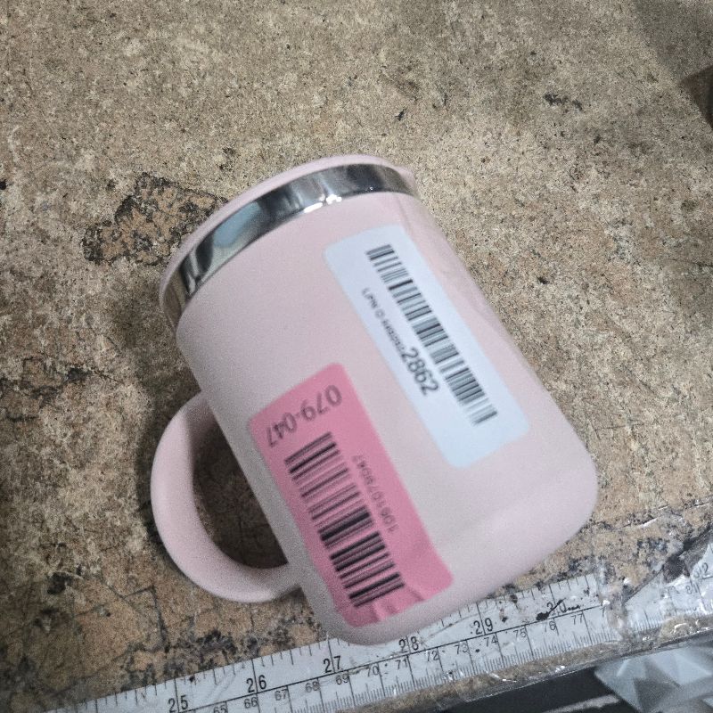 Photo 1 of ***HAS DAMAGES SCRATCHED*** Hydro Flask Coffee Mug – Insulated Stainless Steel, Non Spill, Leak Proof Travel Mug 12 Oz Trillium Pink