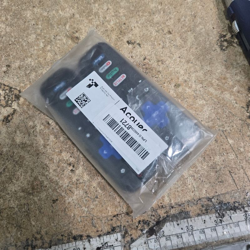 Photo 1 of (Pack of 2) Replacement Remote Control Only for Roku TV, Compatible for TCL Roku/Hisense Roku/Onn Roku/Sharp Roku/Element Roku/Westinghouse Roku/Philips Roku Smart TVs (Not for Roku Stick and Box)