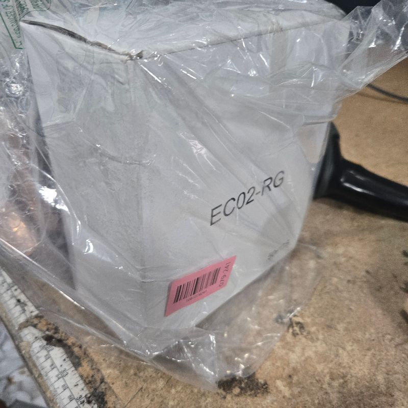 Photo 1 of **MISSING CUPS**GATHER 350PCS Rose Gold Plastic Plates - Disposable Rose Gold Dinnerware Includes 100 Clear Rose Golds Rimmed Plastic Plates, 150 Silverware, 50 Napkins, 50 Cups for Party, Wedding