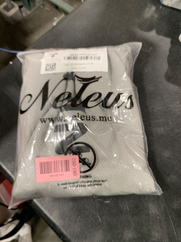 Photo 1 of NELEUS Men's 3 Pack Dry Fit Y-Back Muscle Tank Workout Gym Shirt,5031,Black,Grey,Blue,L   