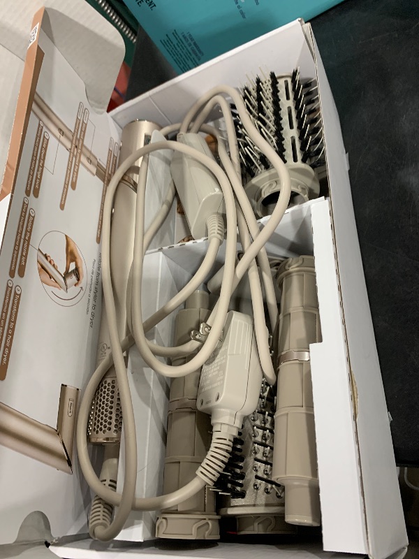 Photo 1 of Shark HD430 FlexStyle Air Styling & Drying System, Powerful Hair Dryer Brush & Multi-Styler with Auto-Wrap Curlers, Paddle Brush, Oval Brush, Concentrator Attachment, Stone