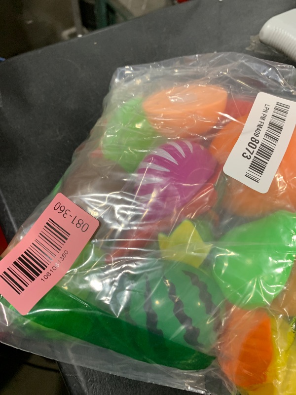 Photo 1 of 100 Pcs Play Food Set for Kids Kitchen, Pretend Food Toy for Toddlers Age 1-3, Plastics Cutting Fake Food/ Fruit/ Vegetable Accessories with 2 Baskets, Birthday Gifts for 2 3 4 5 Years Old Boys Girls