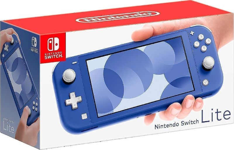 Photo 1 of Nintendo Switch Lite - Blue 
(Charging adapter not included only charging chord)