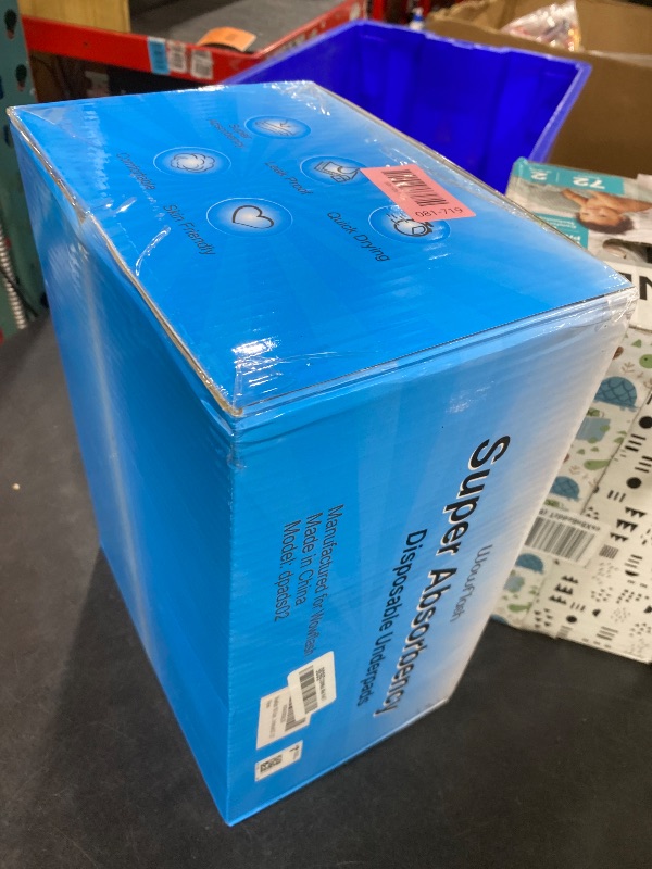 Photo 1 of 100 Count 22” x 22” Super Absorbency Disposable Underpads, Leakproof Quick Drying Disposable Pads for Baby, Puppy and Adults, Puppy Pads, Cat Pee Pads for Dogs, Potty Puppy Training Pads