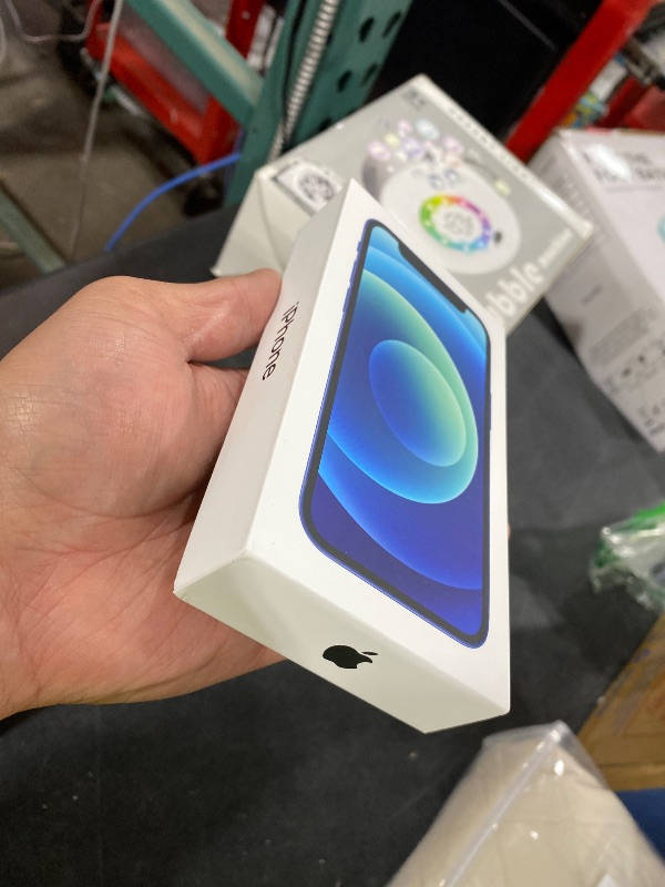 Photo 1 of Apple iPhone 12 mini (256GB, Blue) [Locked] + Carrier Subscription
(Intermittent power on and off doesn’t hold a charge)