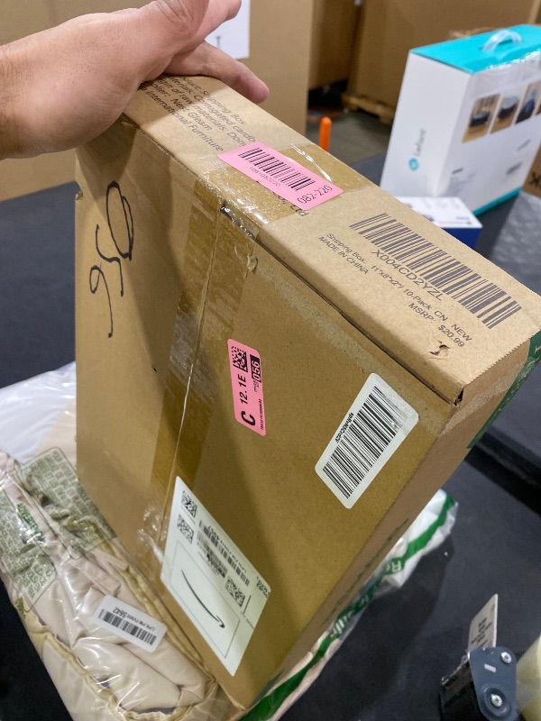 Photo 1 of 10 Pack 11"x8"x2" inch Small Shipping Boxes White Corrugated Cardboard Box for Small Business, Mailer, Shipping, and Packing