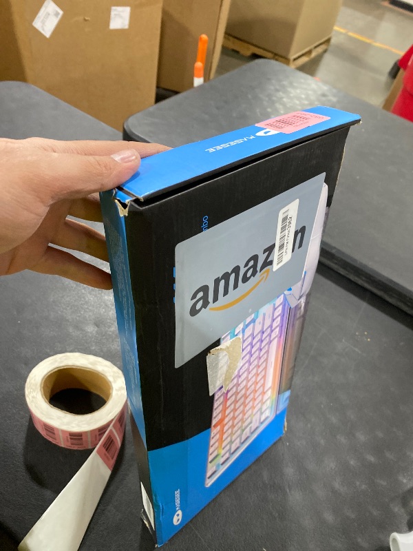 Photo 1 of Gaming Keyboard and Mouse Combo, K1 RGB LED Backlit Keyboard with 104 Keys Computer PC Gaming Keyboard for PC/Laptop (Pink)