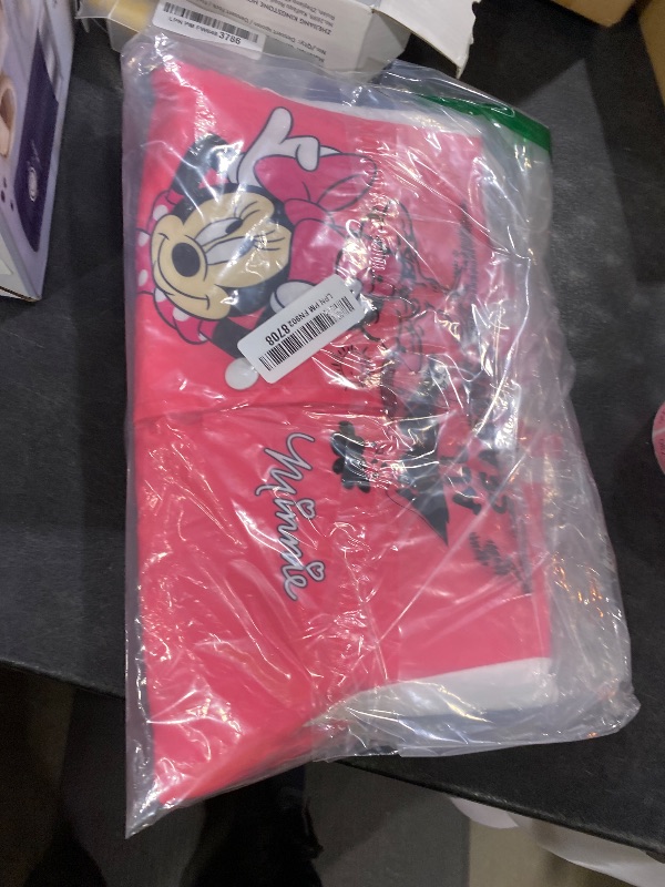 Photo 1 of Disney Minnie Mouse Toddler Girls Varsity Bomber Jacket Bright Pink 3T